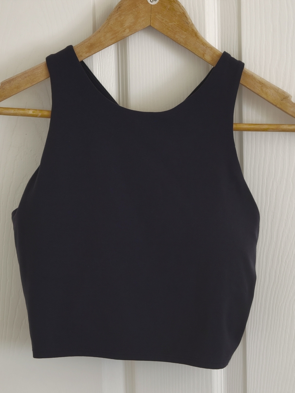Athleta Conscious Crop Bra Top A-C Medium Navy Blue